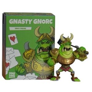 NIB Youtooz Gnasty Gnorc Spyro Figure & In Hand - Spyro The Dragon Collection